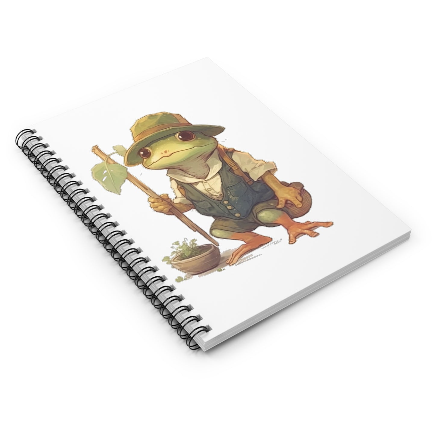 Sam the Frog Spiral Notebook