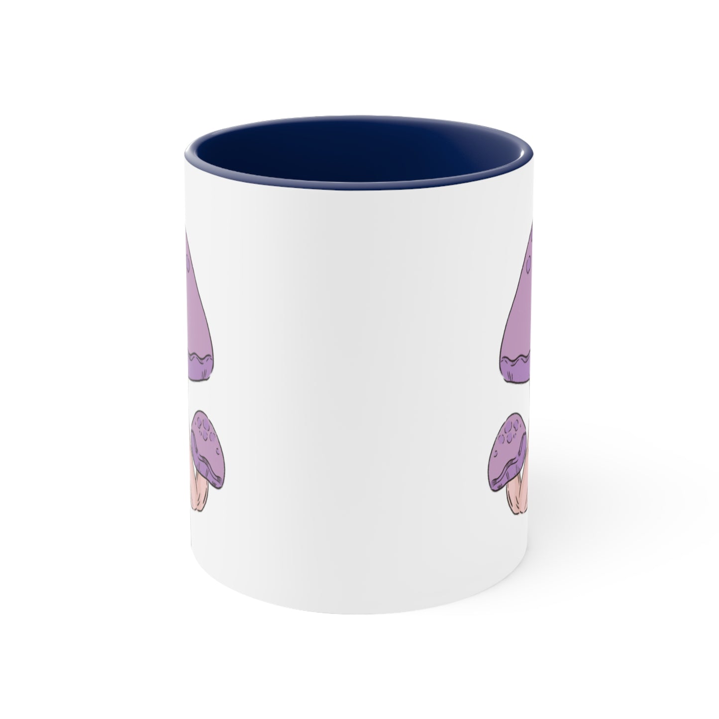 Purple Mushy Accent Coffee Mug, 11oz