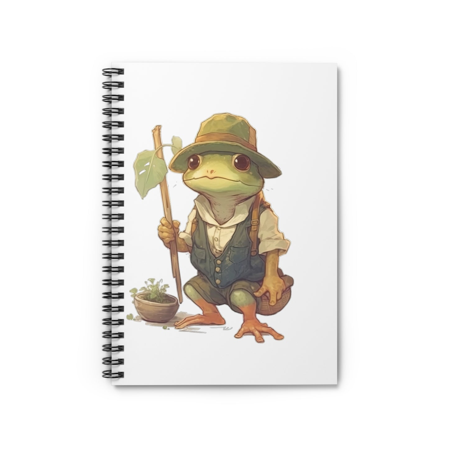 Sam the Frog Spiral Notebook