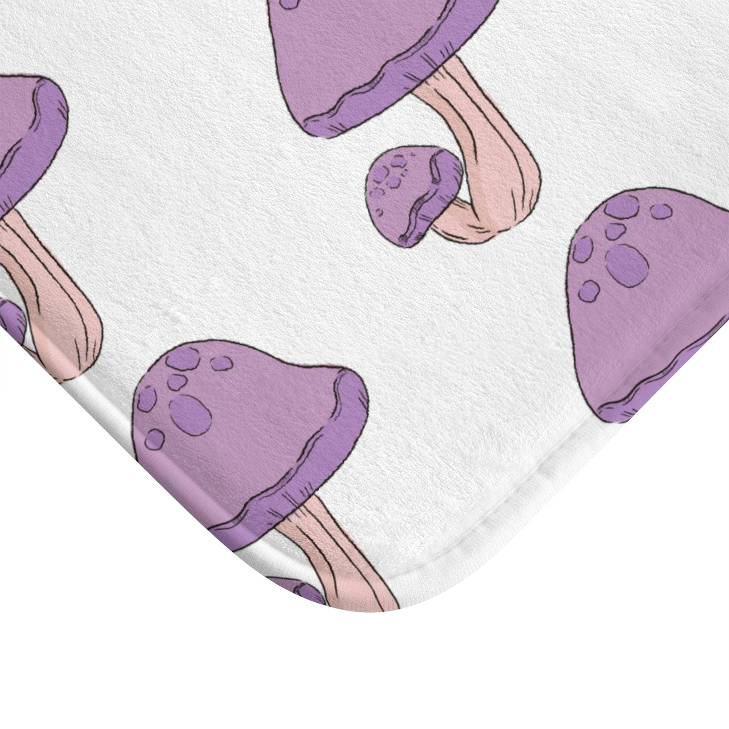 Purple Mushy Bath Mat