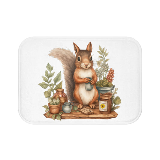 Harold the Squirrel Bath Mat