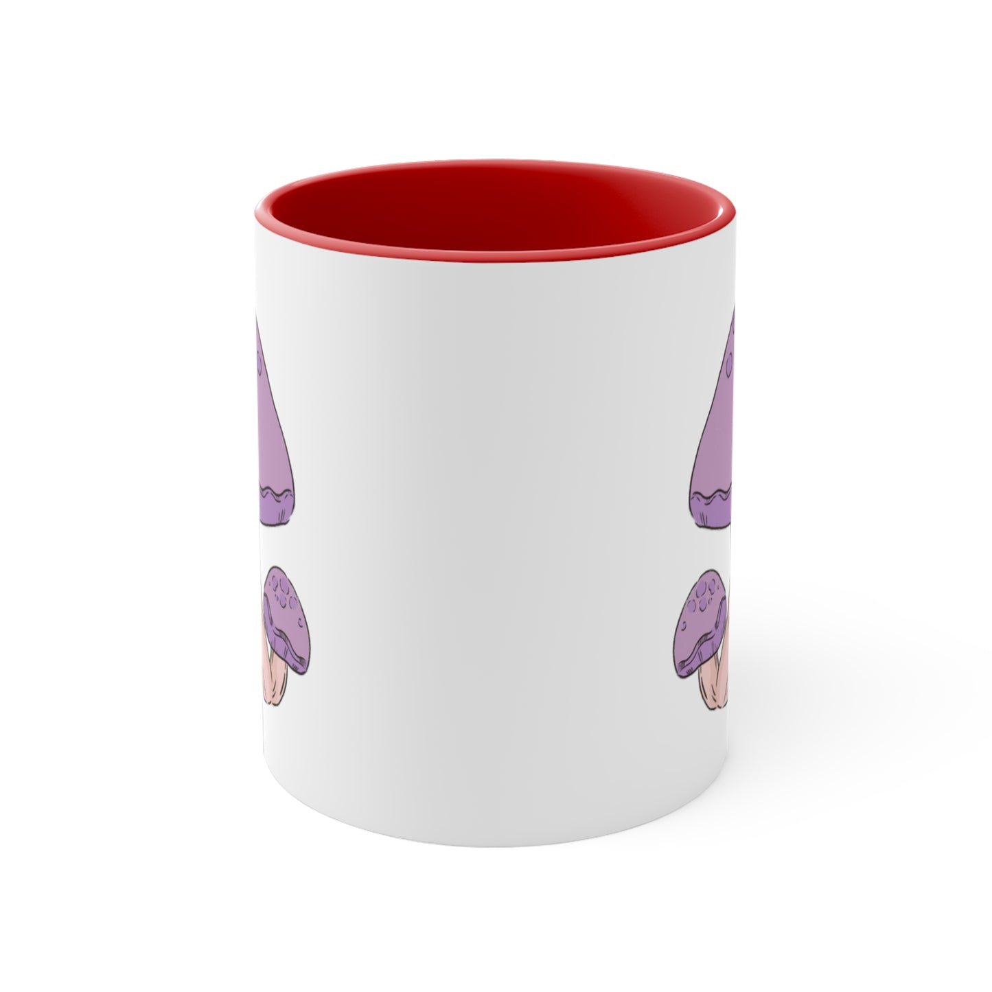 Purple Mushy Accent Coffee Mug, 11oz