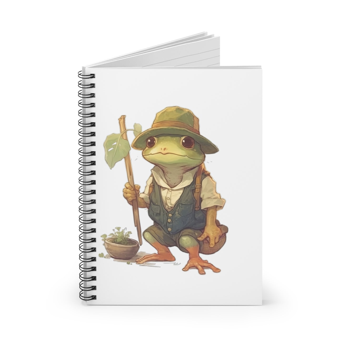 Sam the Frog Spiral Notebook