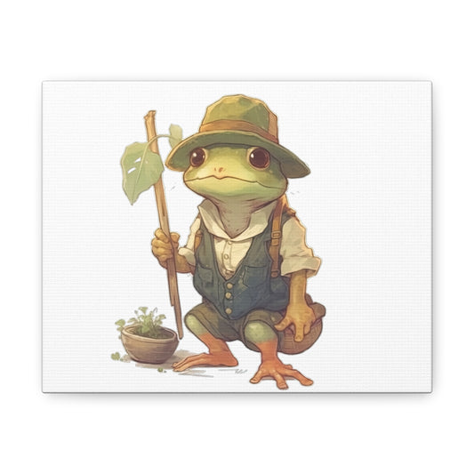 Sam the Frog Canvas Gallery Wraps