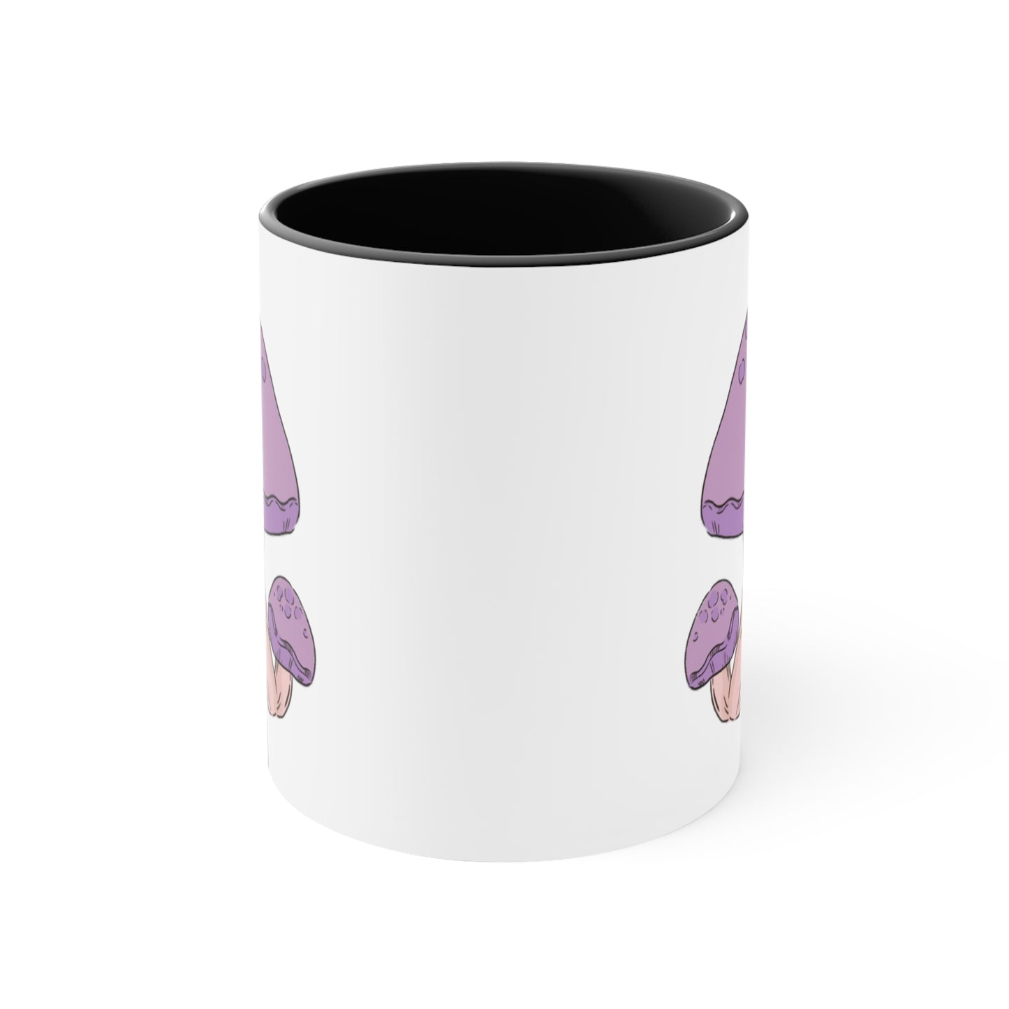 Purple Mushy Accent Coffee Mug, 11oz