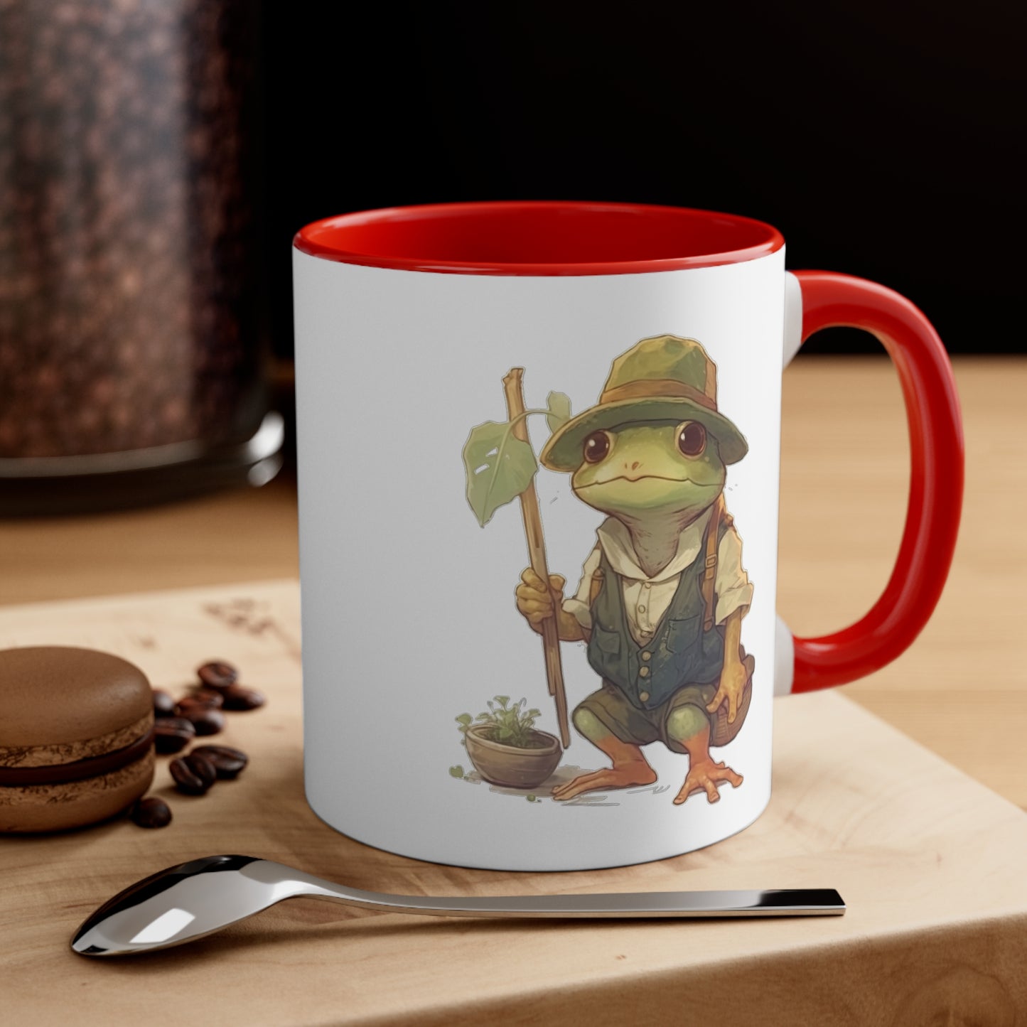 Sam the Frog Coffee Mug, 11oz