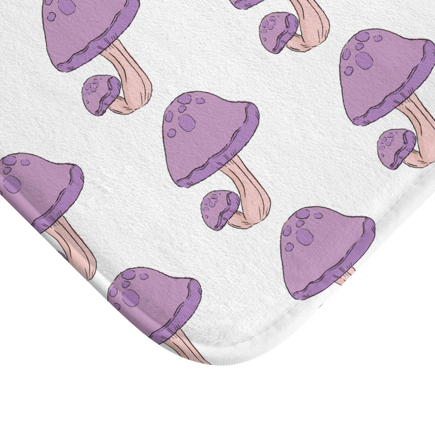 Purple Mushy Bath Mat