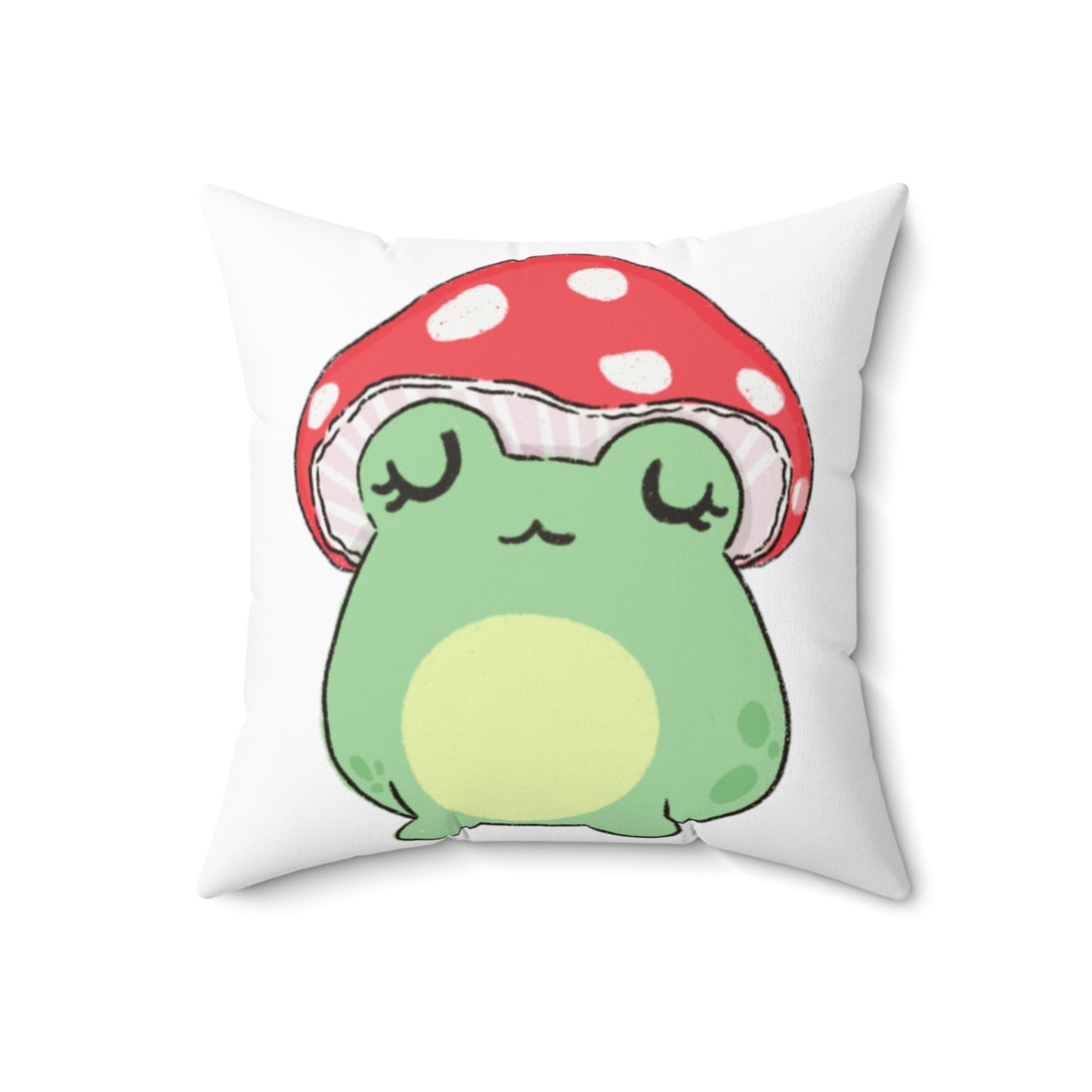 Mushy Frog Spun Polyester Square Pillow