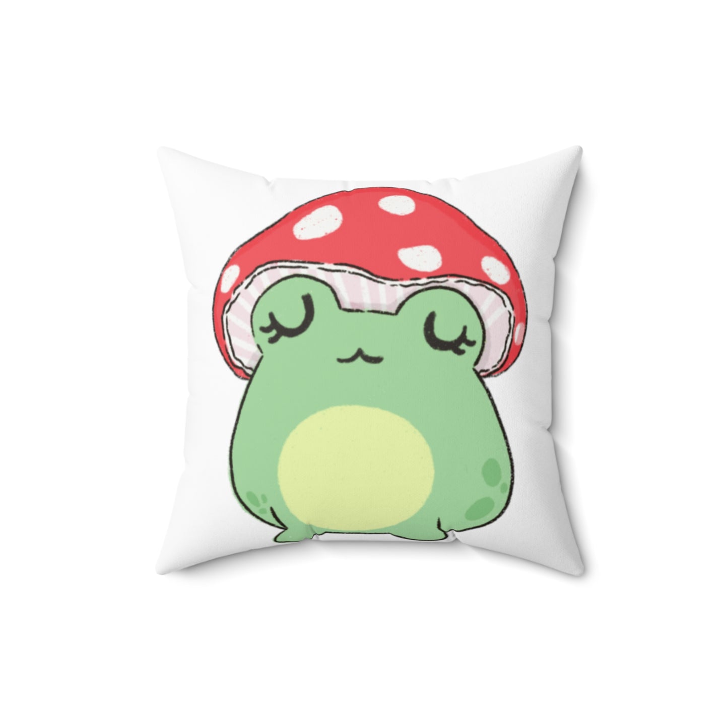 Mushy Frog Spun Polyester Square Pillow