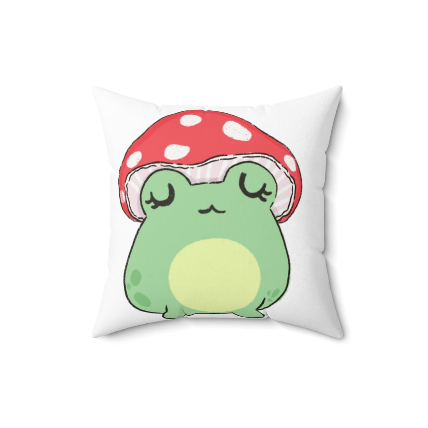 Mushy Frog Spun Polyester Square Pillow