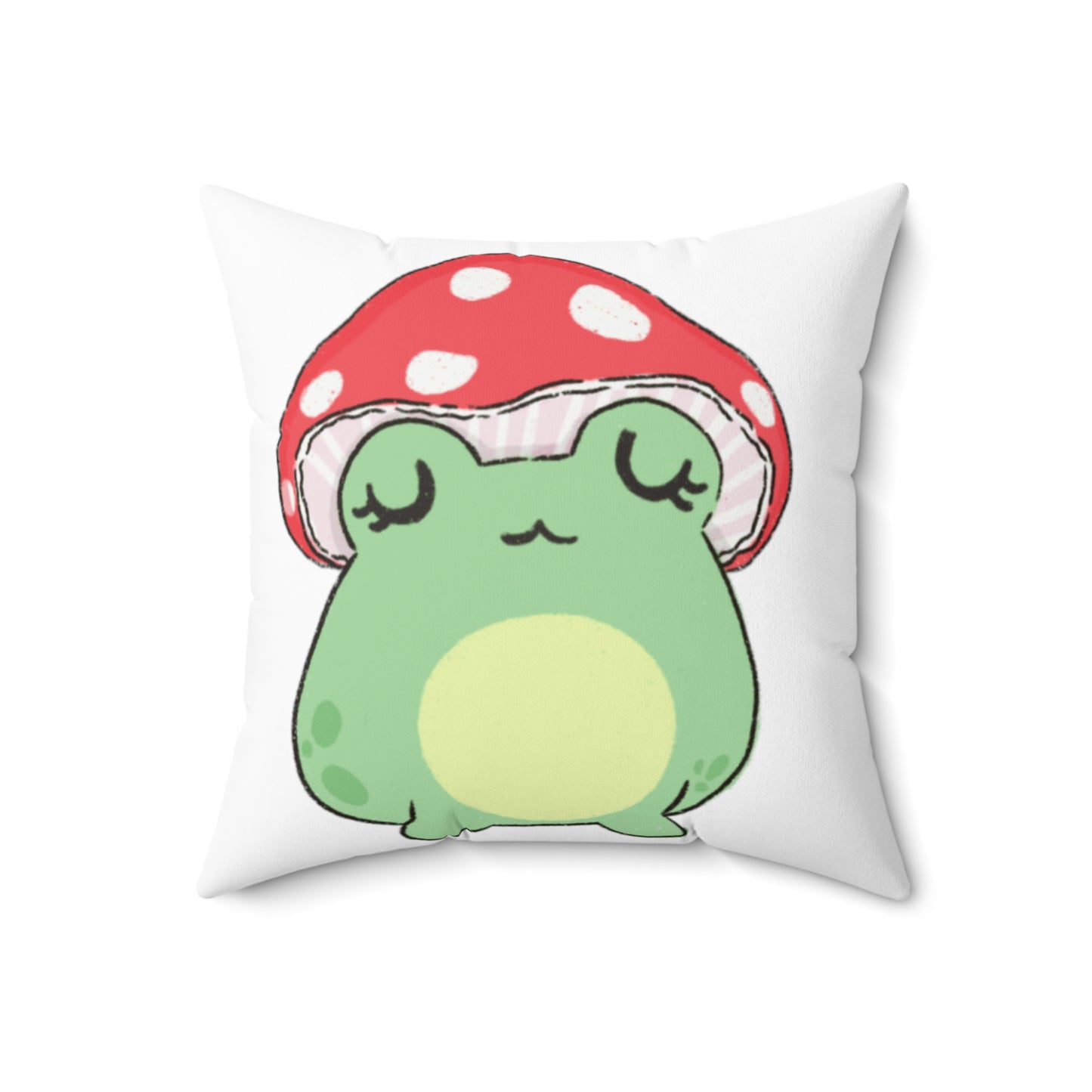 Mushy Frog Spun Polyester Square Pillow