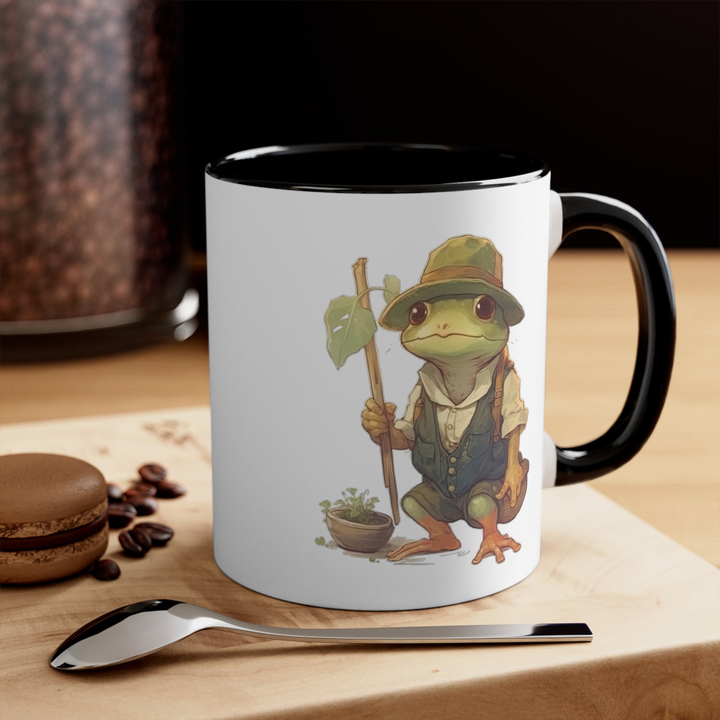 Sam the Frog Coffee Mug, 11oz